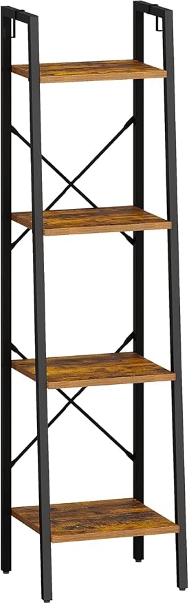 Hzuaneri Ladder Shelf, Freestanding Corner Storage Shelf | Bookcase - Image 9