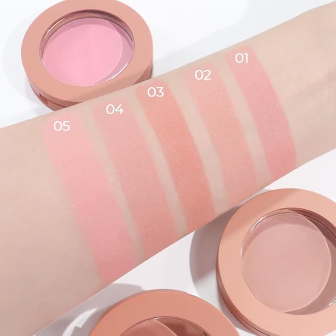 Blush for Cheeks, Lightweight, Fade and Transfer-Resistant, Effortless Matte - Image 6