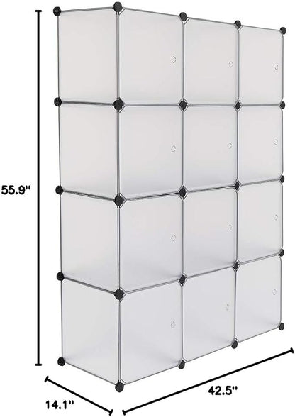 12 Cube Storage Organizer, Closet Storage Shelves - Image 2
