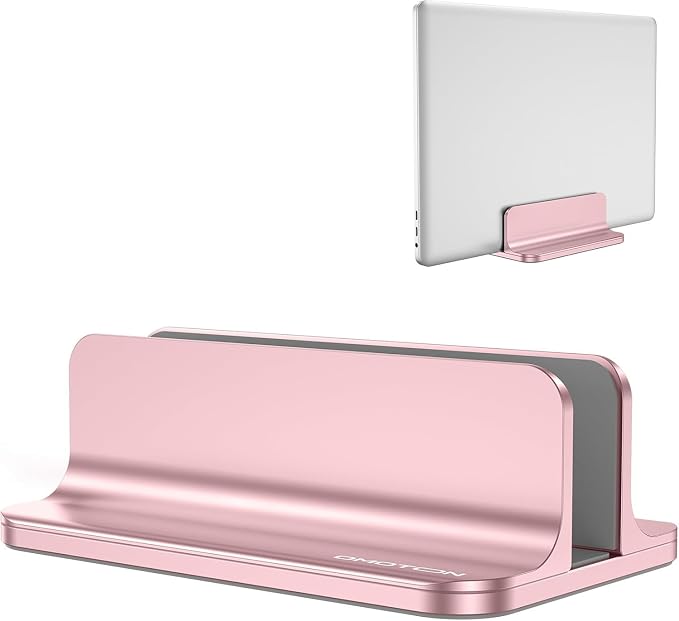 OMOTON Vertical Laptop Stand Holder, Desktop Aluminum Stand by OMOTON