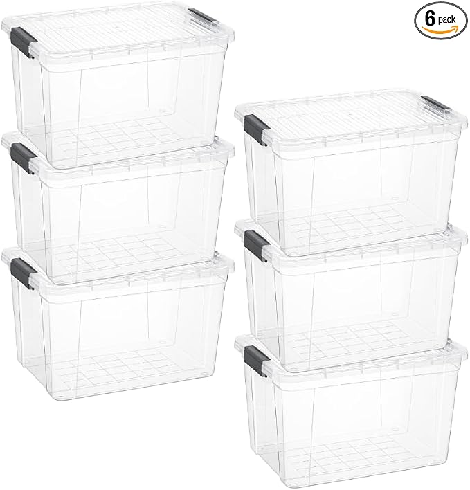 Superio Clear Storage Boxes by Superio