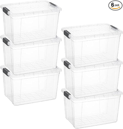 Superio Clear Storage Boxes by Superio