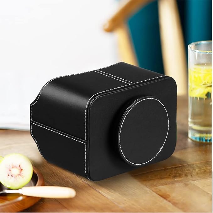 Leather 360° Spinning Remote Control Holder, Pencil Pen Holder - Image 4