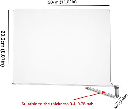8-Pack Clear Shelf Dividers - Image 2