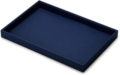 Oirlv Elegant Blue Jewelry Display Tray Stackable Jewelry Trays Jewelry Drawer - Image 6
