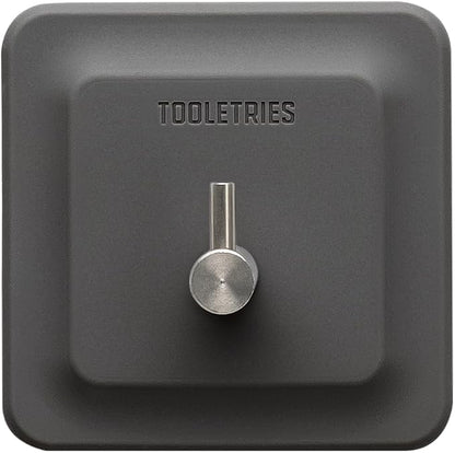 TOOLETRIES Arnold Silicone Shower Hook, Adhesive Bathroom Hook by TOOLETRIES