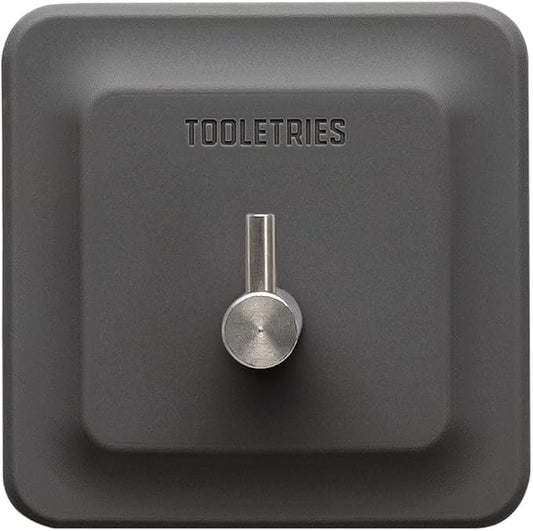 TOOLETRIES Arnold Silicone Shower Hook, Adhesive Bathroom Hook by TOOLETRIES