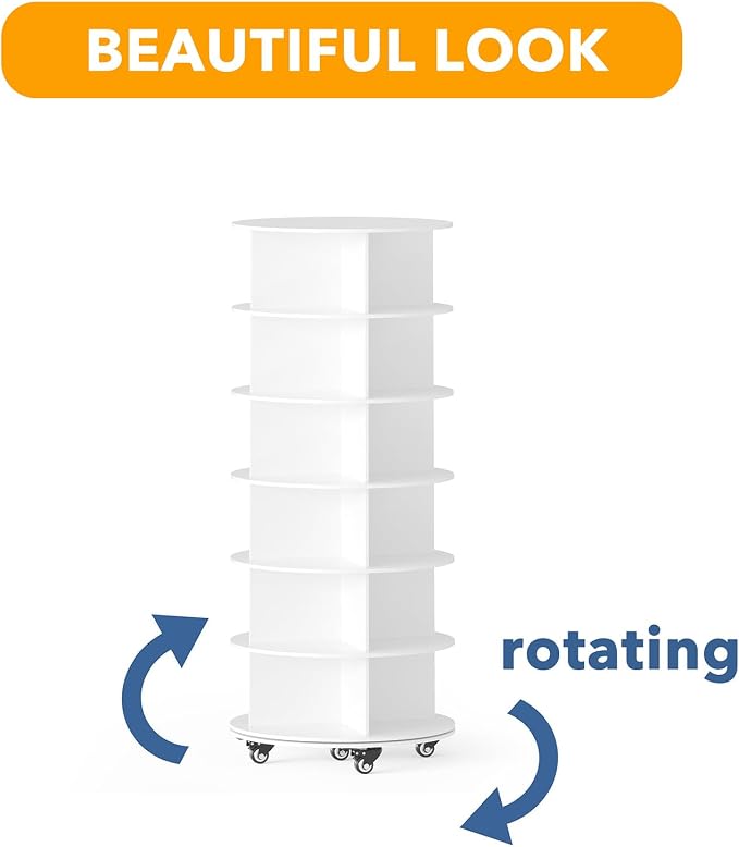 SpaceAid Spinning Shoe Rack - Image 7