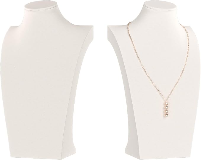 Necklace Bust Display Stand, Necklace Holder, Pendant Chain Necklace Organizer by KunGe