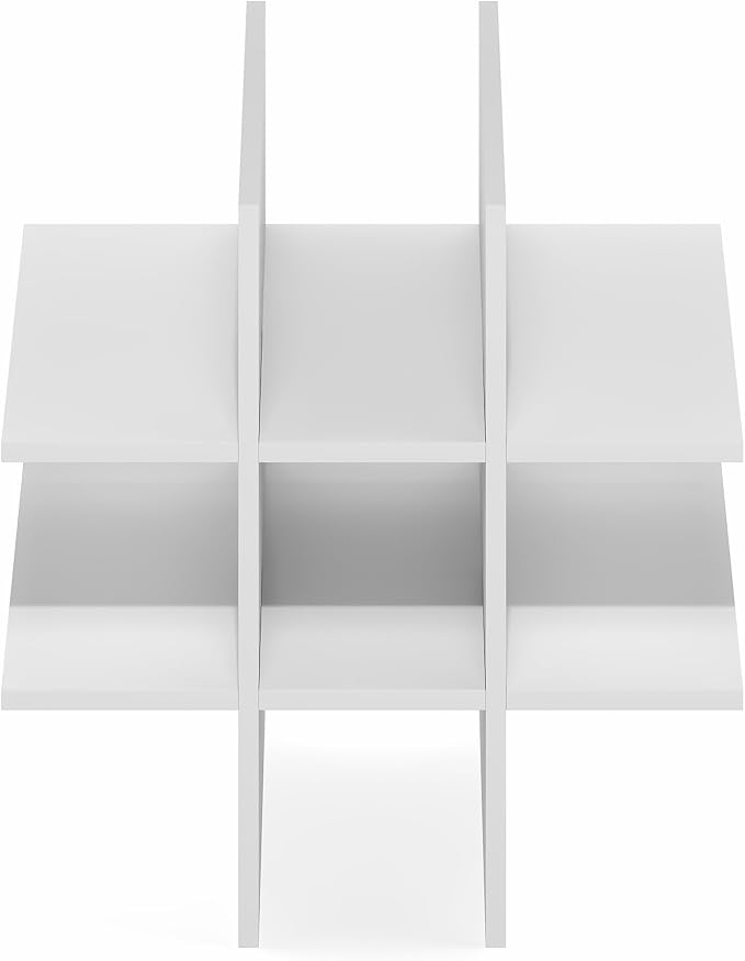 Furinno Cubicle Cube Insert, 9-Compartment Cube Organizer, Geometric Shelf - Image 10
