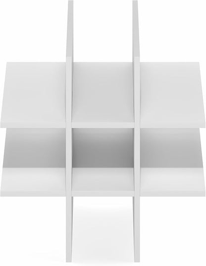 Furinno Cubicle Cube Insert, 9-Compartment Cube Organizer, Geometric Shelf - Image 10