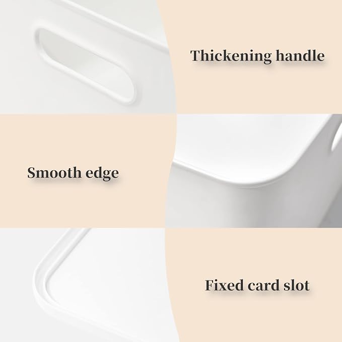 Plastic Storage Baskets Bins Boxes - Image 5
