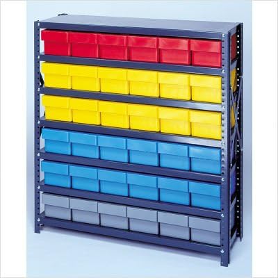 Quantum Storage Systems 1875-604RD Solid Heavy Duty 13 Shelves 108 Super Tuff by QuantumStorageSystems
