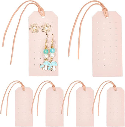 6Pcs Portable PU Leather Pierced Earring Holders - Image 7