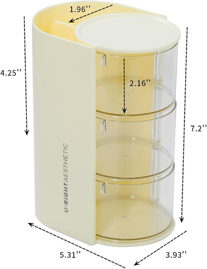 FABROK 3-Layer Clear Hair Accessories Organizer - Image 2