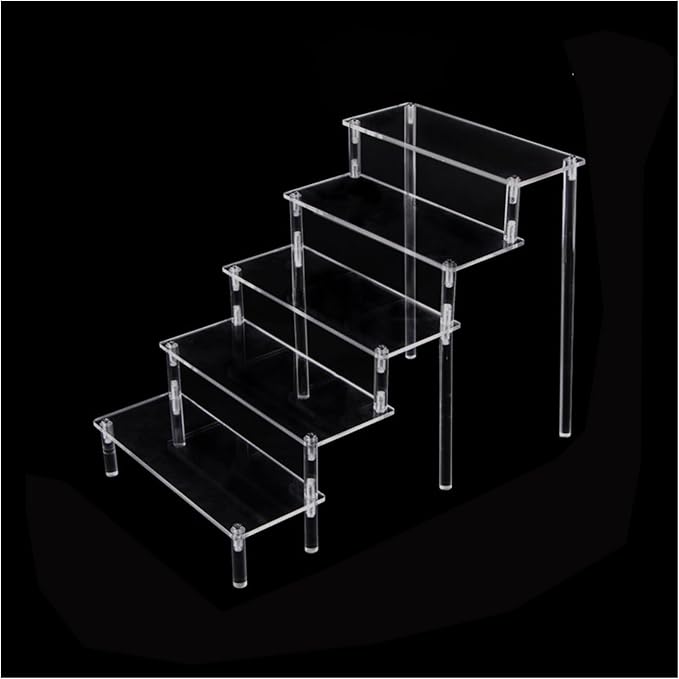 Clear Acrylic Tiered Display Stand by CXGBQSJ