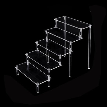 Clear Acrylic Tiered Display Stand by CXGBQSJ