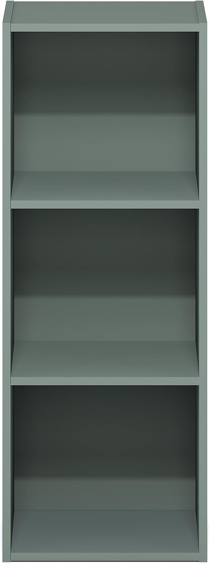 Furinno LUDER Book Shelf, 3-Cube Bookshelf, 9.3" x 12" x 31.5", - Image 6