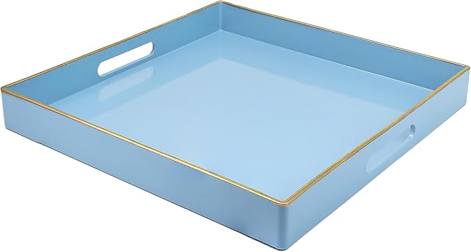 Spsyrine Light Blue Decorative Tray by Spsyrine