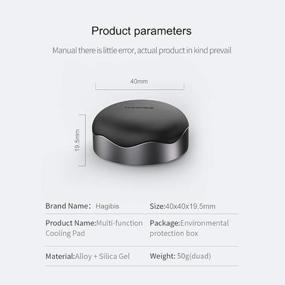 Laptop Cooling Pad, Hagibis Ergonomic Laptop Stand Small Invisible Cooler Ball - Image 7