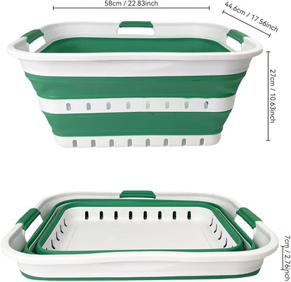 SAMMART 42L Collapsible Plastic Laundry Basket - Image 8