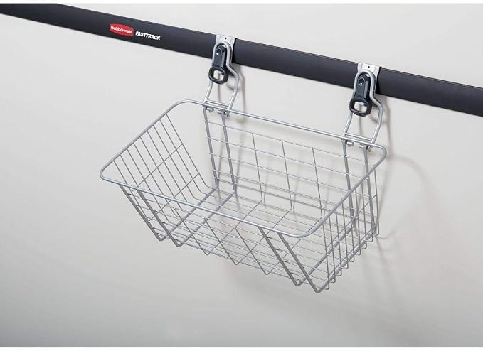 Rubbermaid Garage FastTrack Wire Mesh Basket Wall Mounted Storage System Holds - Image 5