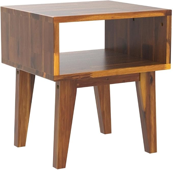 Acacia Serena Nightstand Solid Wood Nightstand - Image 4