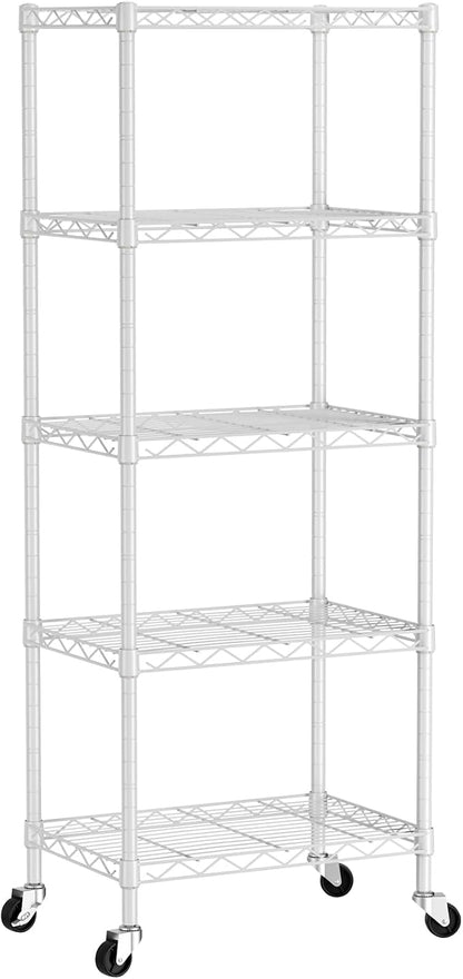 SINGAYE 5 Small Wire Shelves Kitchen Pantry Close Home Organizers and Storage - Image 9