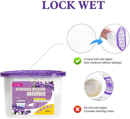 CANAGER Moisture Absorber Box-Odor Eliminator, Absorb Excess Moisture. Suitable - Image 4