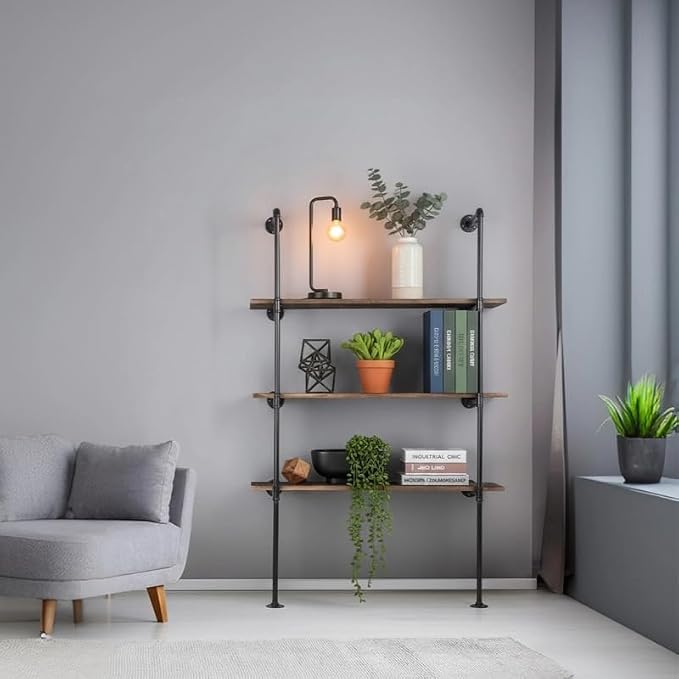 Industrial Pipe Shelving System - Image 2