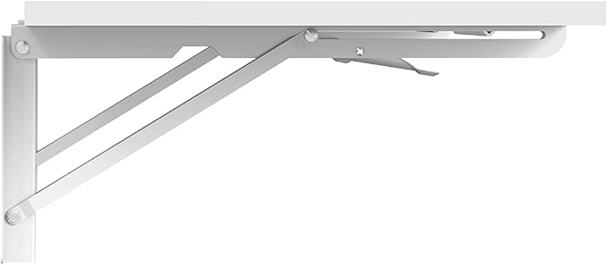 Mount-It! Heavy Duty Wall Mounted Drop Leaf Table, Folding Wall Mounted Desk - Image 4