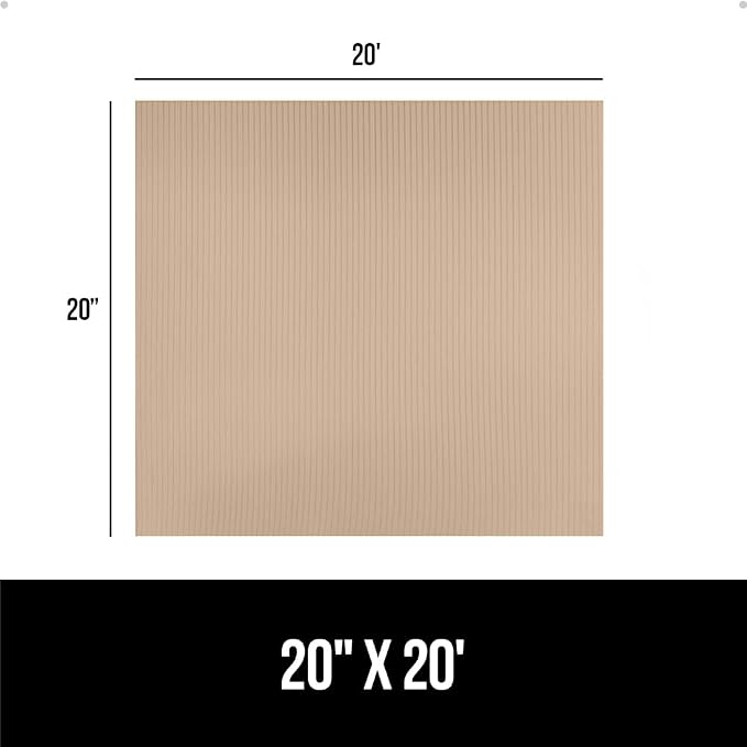 GORILLA GRIP DuraGuard Shelf Liner, 20x20 Non-Adhesive Cabinet Liners - Image 8