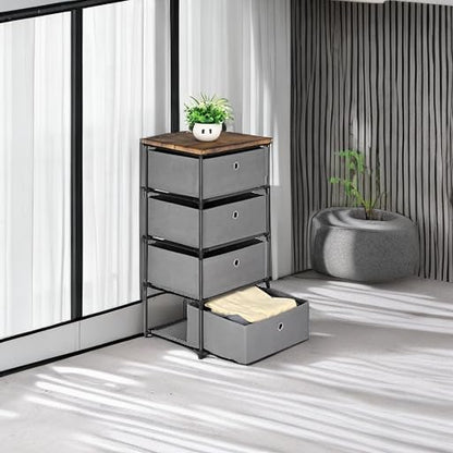 HAITRAL Drawer Clothes Organizer, Fabric Storage Chest - Image 2