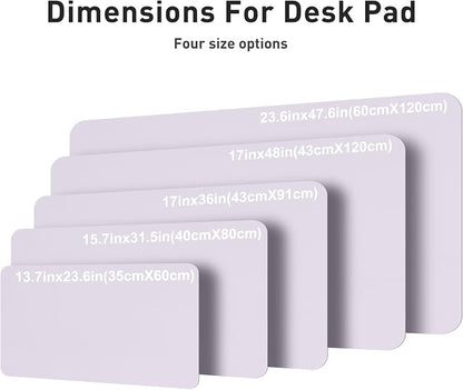Aothia Faux Leather Desk Mat – Large Mouse Pad, Non-Slip PU Leather Blotter - Image 5