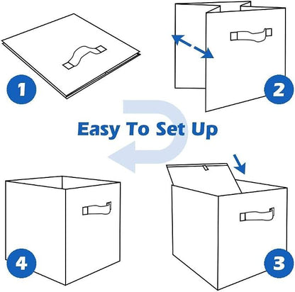 ShellKingdom Storage Bins, Foldable Fabric Storage Cubes And Cloth Storage - Image 7