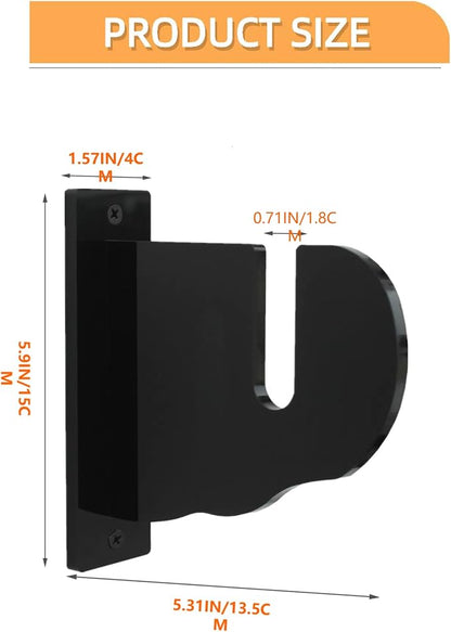 BiJun Skateboard Wall Mount, Snowboard Wall Mount Display, Acrylic Horizontal - Image 5