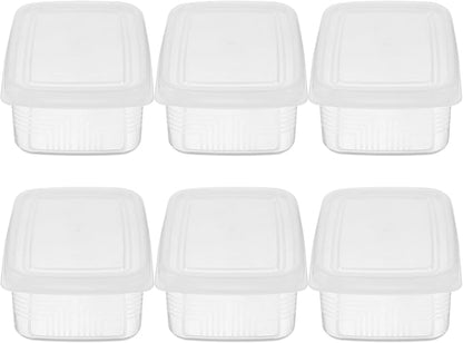 Wakauto 6pcs Small Refrigerator Organizer Bins Food Storage Containers by Wakauto