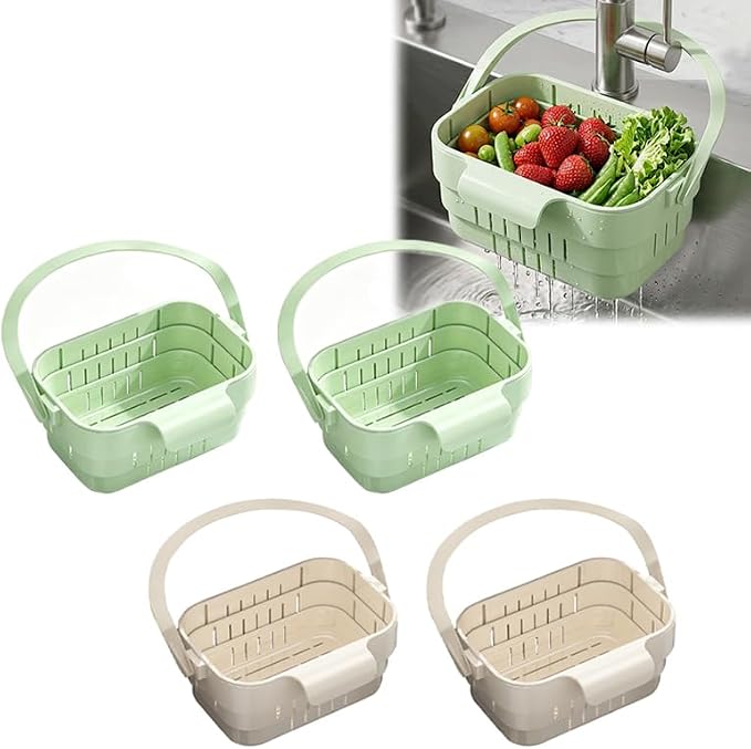 Foldable Kitchen Sink Strainer, Hanging Sink Drain Basket by Unknown