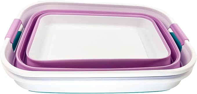 SAMMART 27L Collapsible Plastic Laundry Basket - Image 3