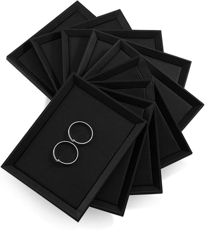 Jewelry Display, Leather Tray, Premium Black Jewelry Tray, Mens Jewelry Tray - Image 4