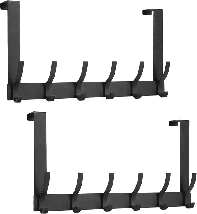 Optish Over The Door Hooks, Door Hanger Hooks by Optish