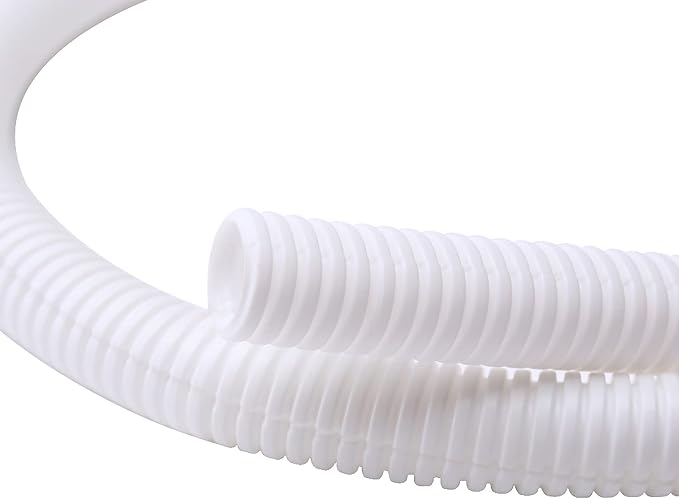 Alex Tech 50ft - 1 inch Split Wire Loom Tubing - White by AlexTech