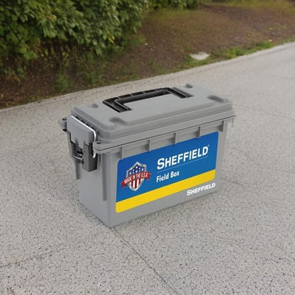 Sheffield Ammo Box Made in USA, Stackable Lockable Ammo Storage Box, Water and - Image 5