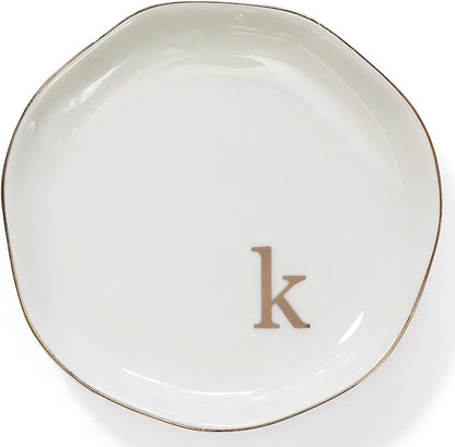 HOME SMILE Initials Ring Dish Jewery Tray - Image 2
