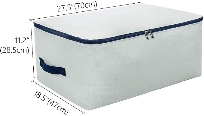 100% Natural Canvas Cotton Large Size Soft Storage Organiser Bags - Image 3