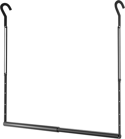 OPKING Hanging Closet Rod Extenders Adjustable Width & Height 1Pack Black | by OPKING