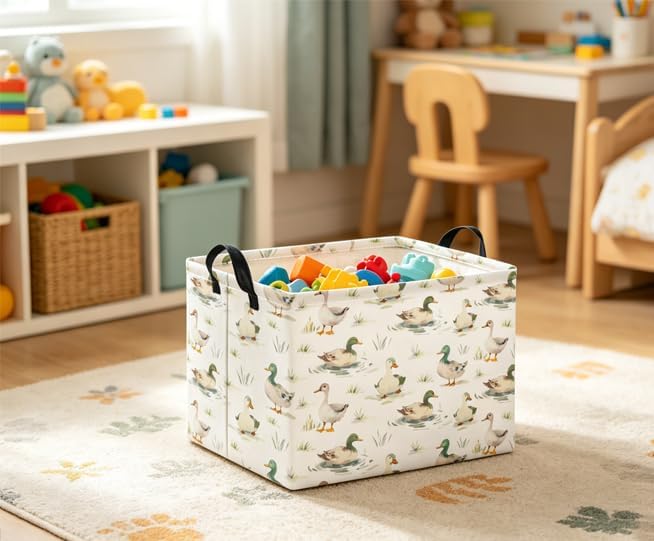 Rectangular Baby Kids Storage Basket - Image 6