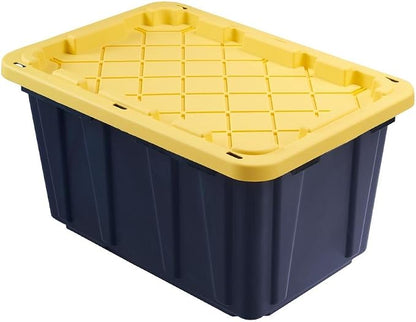HDX 17 Gal. Storage Tough Tote in Black by HDX