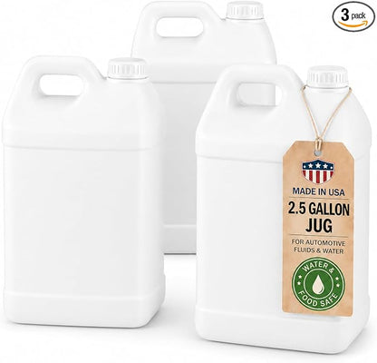 kitchentoolz 2.5 Gallon Water Jug – Heavy-Duty HDPE Carboy by KITCHENTOOLZ