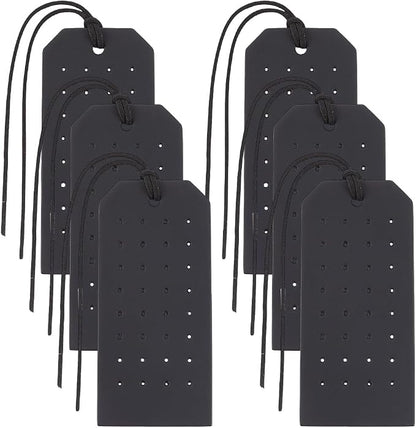PU Leather Jewelry Earring Holders, 32 Holes, 1.2mm Cord, Stud Organizer - Image 7